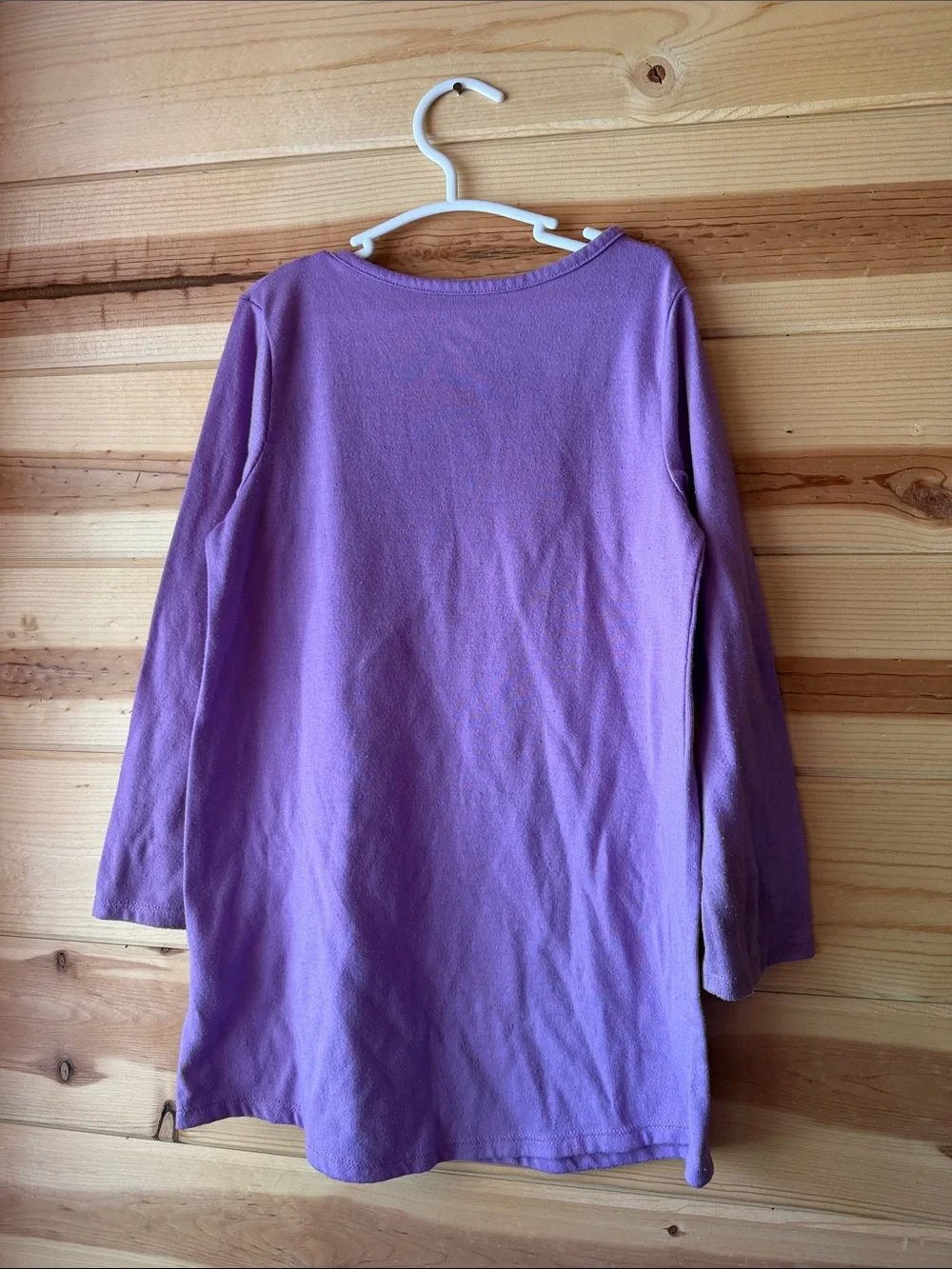 Girls' Purple Pegasus Graphic Long-Sleeve Dress Pajama
